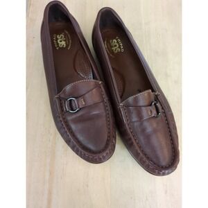 SAS Women's Brown Comfort Loafers W/ Tripad  Made In USA (No Box) Size 10 W
